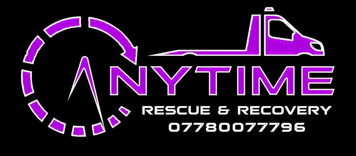 Anytime Rescue and Recovery team offering 24/7 roadside support, towing, jump-start, and breakdown assistance