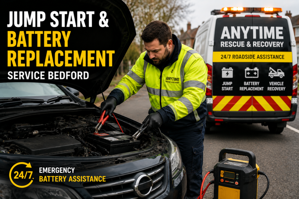 Battery assistance and roadside rescue