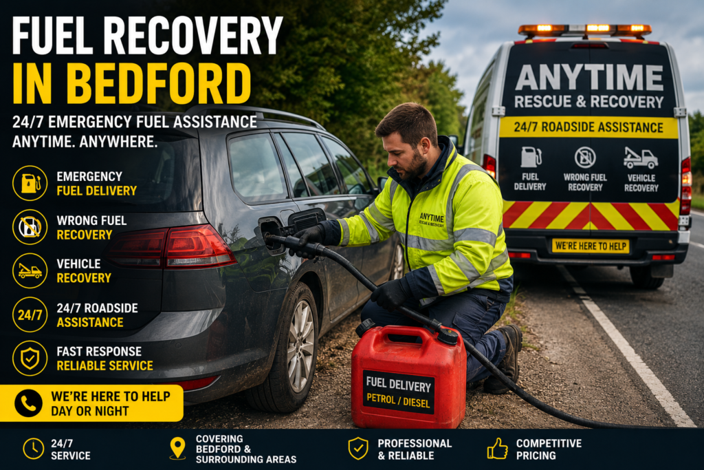 Fuel recovery service in action