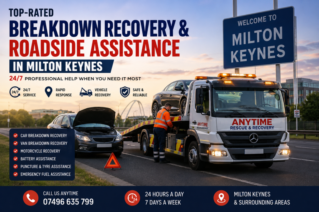 Milton Keynes Breakdown Recovery Advertisement