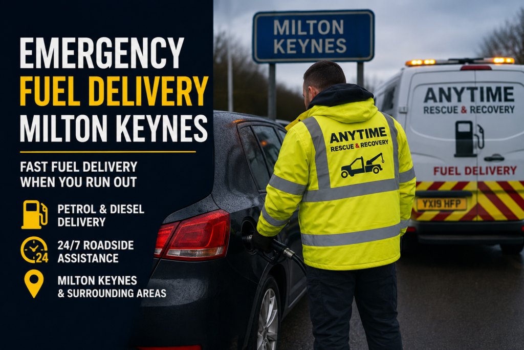 Emergency Fuel Delivery in Milton Keynes